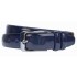 Curea barbati, eleganta pentru costum, latime 3.5cm, BLEUMARIN, piele eco - CK107BL