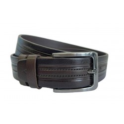 Curea barbati, casual, eleganta, din piele naturala, Negru - CK109N