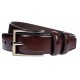 Curea barbati, eleganta, latime 3.5cm, Bordeaux, cusatura, piele eco - CK124VIS