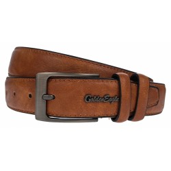 Curea barbati, eleganta, latime 3.5cm, Maro coniac, piele eco - CK131M