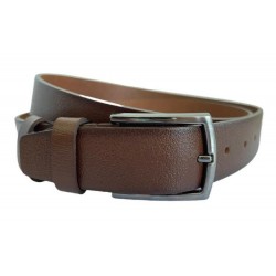 Curea barbati, casual, eleganta, din piele naturala, Maro - CK13M