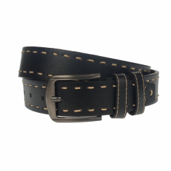 Curea barbati, casual-eleganta, din piele ecologica, latime 3.5 cm, negru - CK144N Curea barbati, casual-eleganta, din piele ecologica, latime 3.5 cm, negru - CK144N