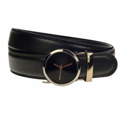 Curea barbati, casual-eleganta, din piele ecologica, latime 3.5 cm, negru - CK148N Curea barbati, casual-eleganta, din piele ecologica, latime 3.5 cm, negru - CK148N