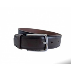 Curea barbati, casual, eleganta, din piele naturala, Negru - CK14N