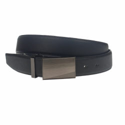 Curea barbati, casual-eleganta, din piele ecologica, latime 3.5 cm, negru - CK153N Curea barbati, casual-eleganta, din piele ecologica, latime 3.5 cm, negru - CK153N