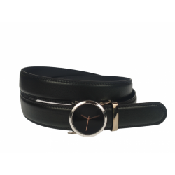 Curea barbati, casual-eleganta, din piele ecologica, latime 3.5 cm, negru - CK165N Curea barbati, casual-eleganta, din piele ecologica, latime 3.5 cm, negru - CK165N