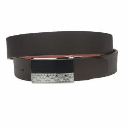 Curea barbati, casual-eleganta, din piele ecologica, latime 3.5 cm, maro - CK168M Curea barbati, casual-eleganta, din piele ecologica, latime 3.5 cm, maro - CK168M