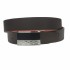 Curea barbati, casual-eleganta, din piele ecologica, latime 3.5 cm, maro - CK168M