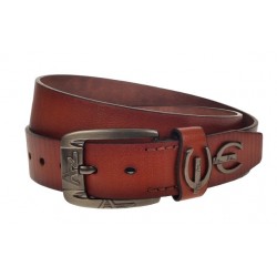 Curea barbati, casual-eleganta, din piele ecologica, latime 3.5 cm, maro - CK180M Curea barbati, casual-eleganta, din piele ecologica, latime 3.5 cm, maro - CK180M