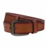 Curea barbati, casual-eleganta, din piele ecologica, latime 3.5 cm, maro - CK182M