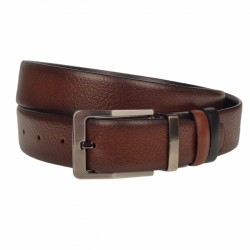 Curea barbati, casual-eleganta, din piele ecologica premium, latime 3.5 cm, maro - CK198M Curea barbati, casual-eleganta, din piele ecologica premium, latime 3.5 cm, maro - CK198M