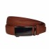 Curea barbati, casual-eleganta, din piele ecologica premium, latime 3.5 cm, maro coniac - CK200M