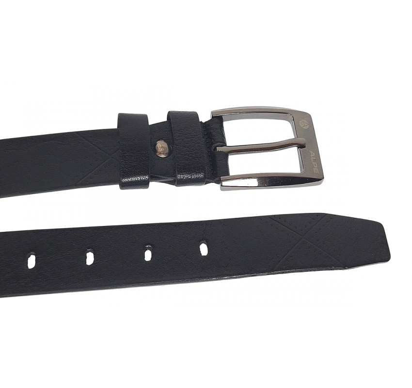 Curea pantaloni barbati din piele naturala Negru 3.7cm CK200N Curea pantaloni barbati din piele naturala Negru 3.7cm CK200N