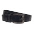 Curea pantaloni barbati din piele naturala Negru 3.7cm  CK200N