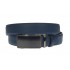 Curea barbati, casual-eleganta, din piele ecologica premium, latime 3.5 cm, albastru - CK203A