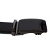 Curea eleganta barbati pentru costum, catarama metalica fara ac, latime 3.5 cm, lungime reglabila, negru - CK216N
