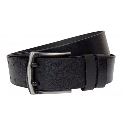 Curea barbati pentru jeans din piele naturala, catarama metalica. cu doua ace, latime 4.5 cm, negru Curea barbati pentru jeans din piele naturala, catarama metalica. cu doua ace, latime 4.5 cm, negru