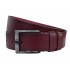 Curea din piele naturala pentru barbati latime 4.5 cm, Bordeaux - CK219VIS