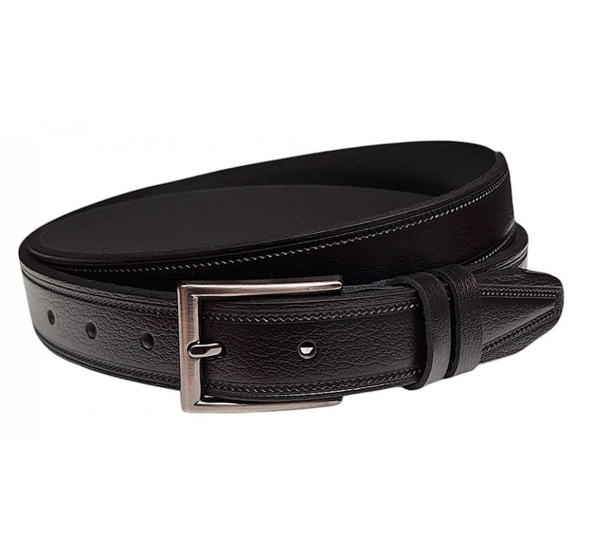 Curea costum barbati eleganta din piele naturala cu latime 3.5 cm CK220N