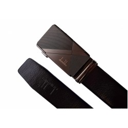 Curea barbati, casual, eleganta, din piele naturala, Negru 3.5cm - CK22N