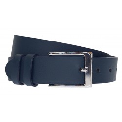 Curea barbati eleganta din piele naturala bleumarin CK238BLUE