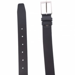 Curea dama 2.4cm, casual-eleganta, din piele naturala, negru - CK24CM