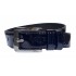 Curea barbati, casual, din piele naturala, Bleumarin Lacuit 3.5cm - CK29LBL
