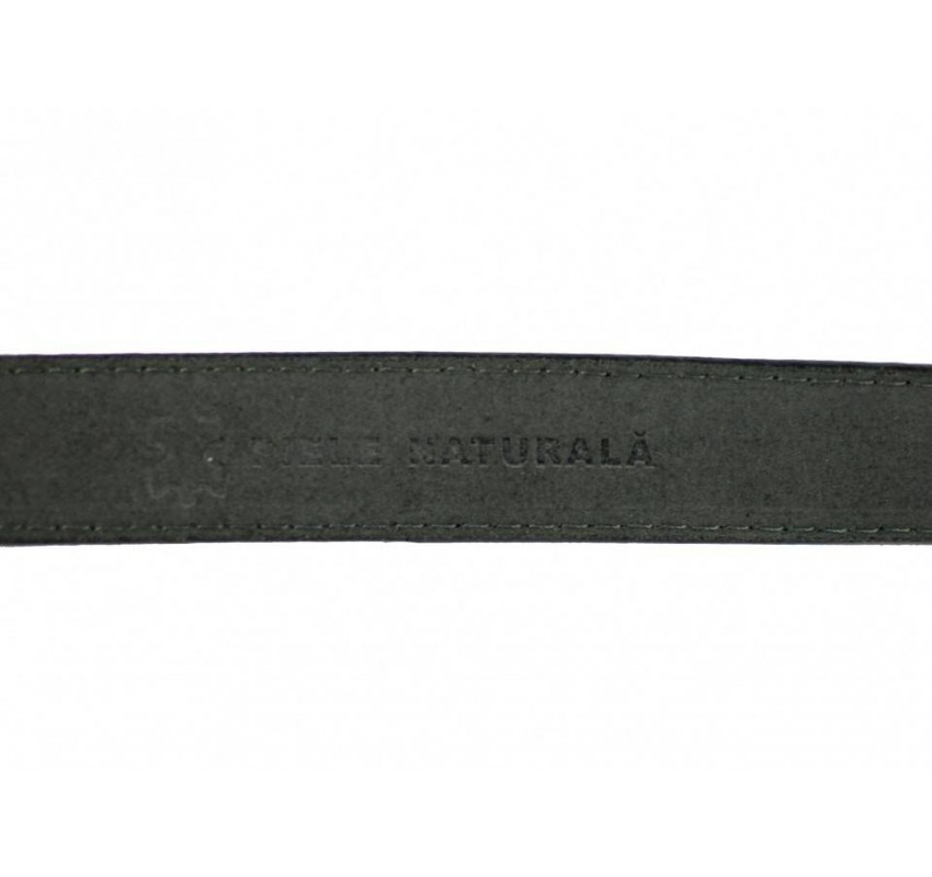 Curea barbati eleganta din piele naturala (culoare neagra) CK300N