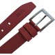 Curea barbati, casual, din piele naturala, BORDO MAT, 4.5cm - CK30BRD