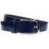 Curea barbati din piele naturala cu latimea 3.5 cm - Model Bleumarin 51BLM