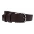 Curea barbati, eleganta, pentru costum, din piele naturala, Maro, 3cm - CK78M