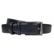 Curea batal barbati, eleganta pentru costum, din piele naturala, Negru, Latime 3.5cm, lungime pana la 170cm - CK84N