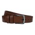 Curea batal barbati, lata, din piele naturala, Maro, Latime 4.2cm, lungime pana la 170cm - CK85MD