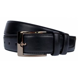 Curea barbati, eleganta pentru costum, latime 3.8cm, negru, piele eco - CK92N