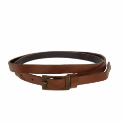 Curea dama, casual-eleganta, din piele ecologica, latime 1.3 cm, maro - CKD018 Curea dama, casual-eleganta, din piele ecologica, latime 1.3 cm, maro - CKD018