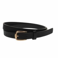 Curea dama, casual-eleganta, din piele ecologica, latime 1.8 cm, negru - CKD034