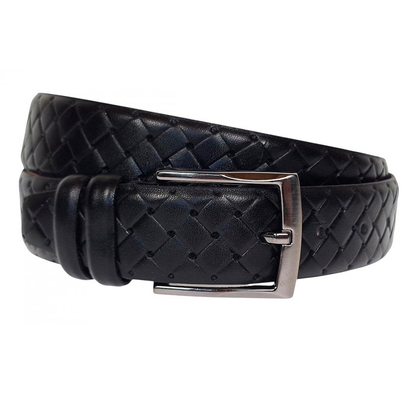 Curea barbati din piele naturala culoare neagra 3.5cm Ciucaleti CLK 236NP Curea barbati din piele naturala culoare neagra 3.5cm Ciucaleti CLK 236NP