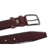 Curea barbati din piele naturala Bordeaux 3.5cm Ciucaleti CLK 236VIS