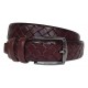 Curea barbati din piele naturala Bordeaux 3.5cm Ciucaleti CLK 236VIS