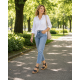 Sandale dama negre din piele naturala cu platforma wedge si catarama CLP14N