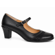 Pantofi dama piele naturala eleganti, comozi, toc mediu stabil de 6cm CLP207N