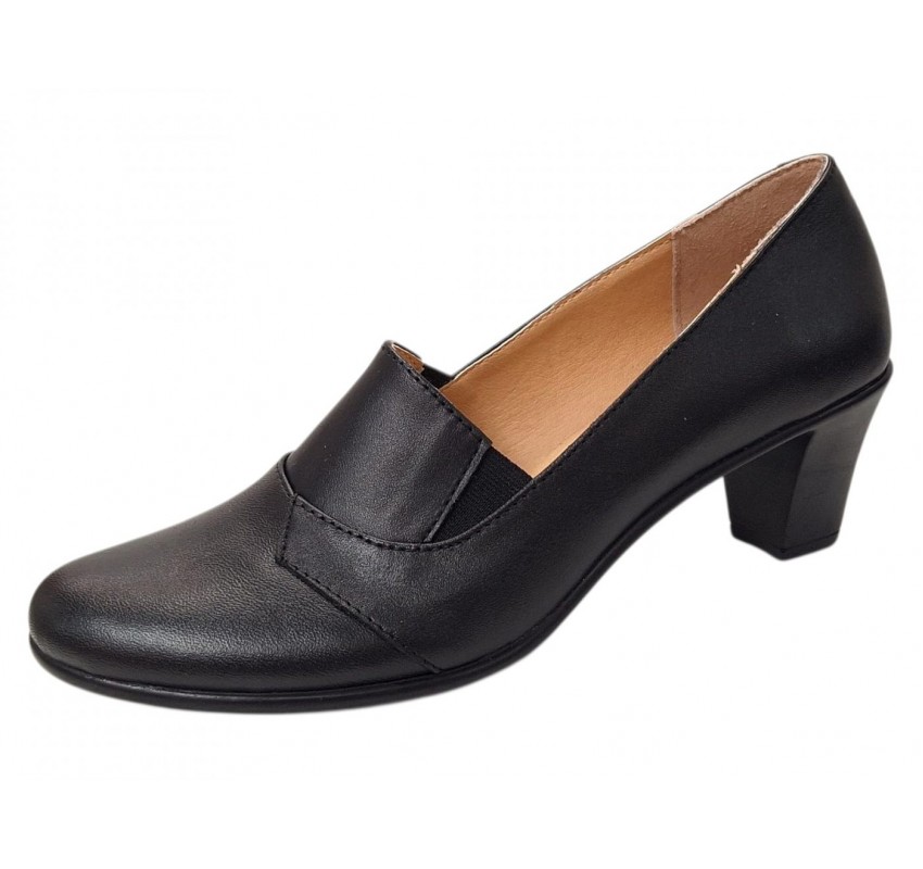 Pantofi dama eleganti piele naturala toc de 6 cm CLP20N
