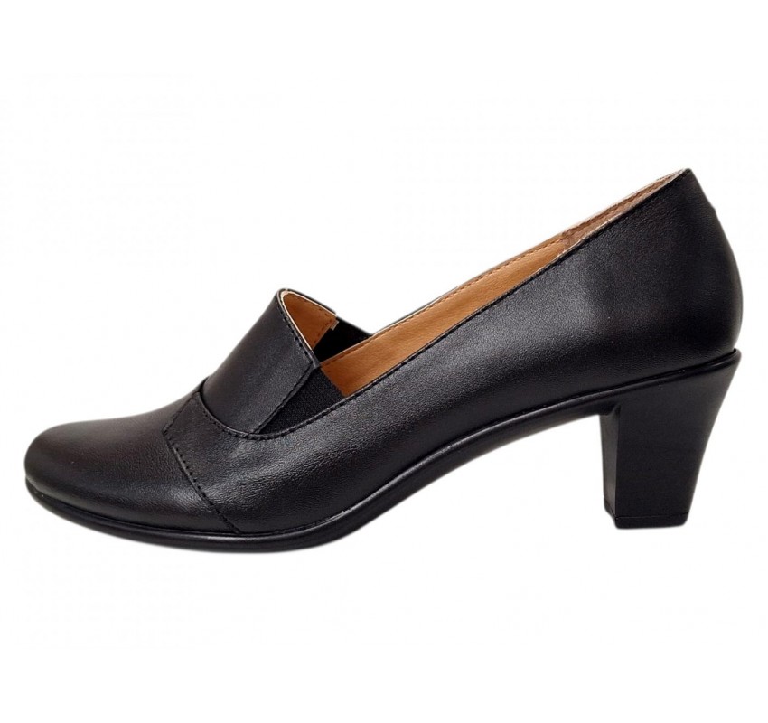 Pantofi dama eleganti piele naturala toc de 6 cm CLP20N