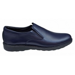 Pantofi casual barbati din piele naturala - Model Corsa Bleumarin