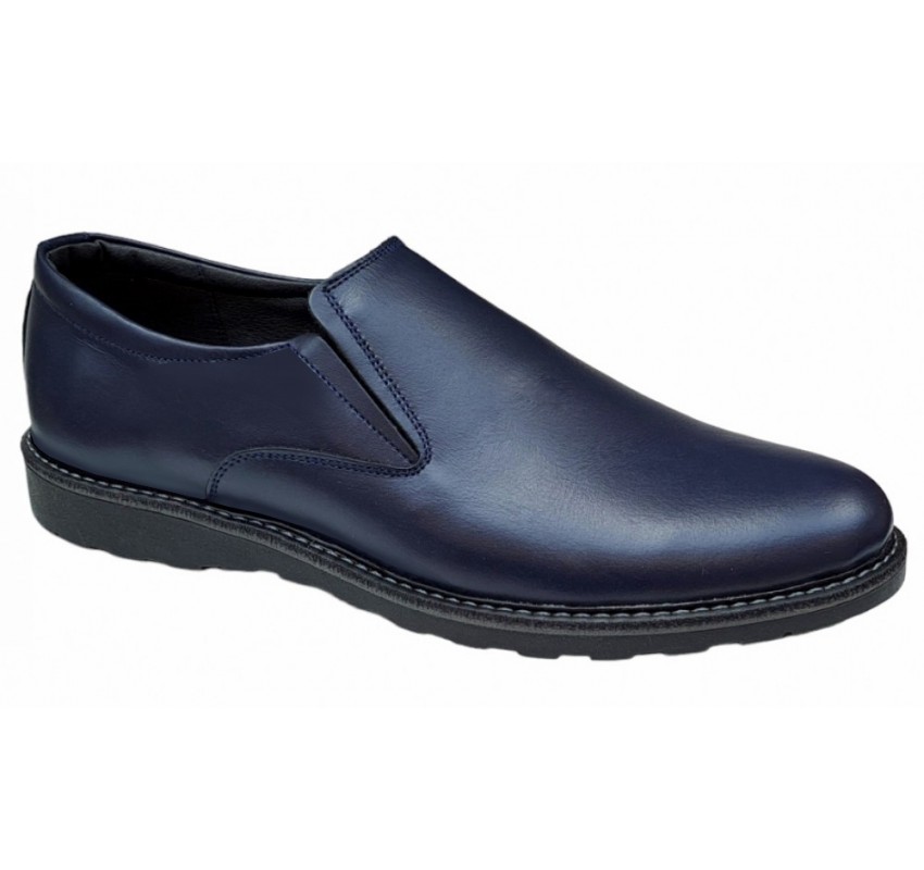 Pantofi casual barbati din piele naturala - Model Corsa Bleumarin