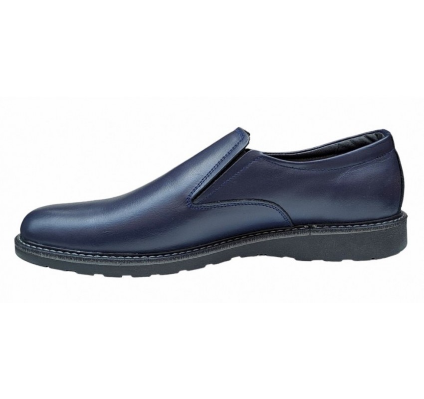 Pantofi casual barbati din piele naturala - Model Corsa Bleumarin