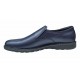 Pantofi barbati casual, cu elastic, piele naturala, CORSA Bleu Navy, CORSAEBLU