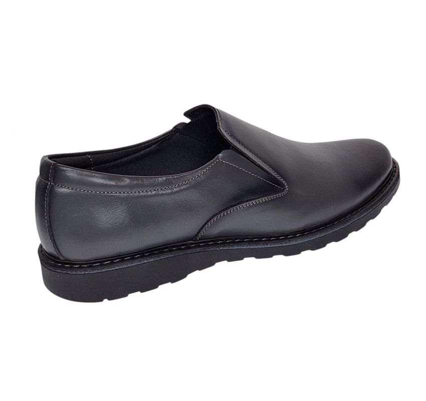 Pantofi barbati casual din piele naturala - Model Corsa Gri Pantofi barbati casual din piele naturala - Model Corsa Gri