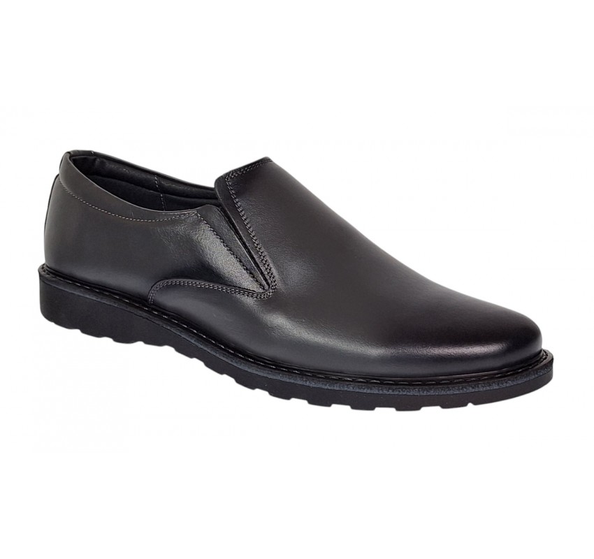 Pantofi barbati casual din piele naturala - Model Corsa Gri Pantofi barbati casual din piele naturala - Model Corsa Gri