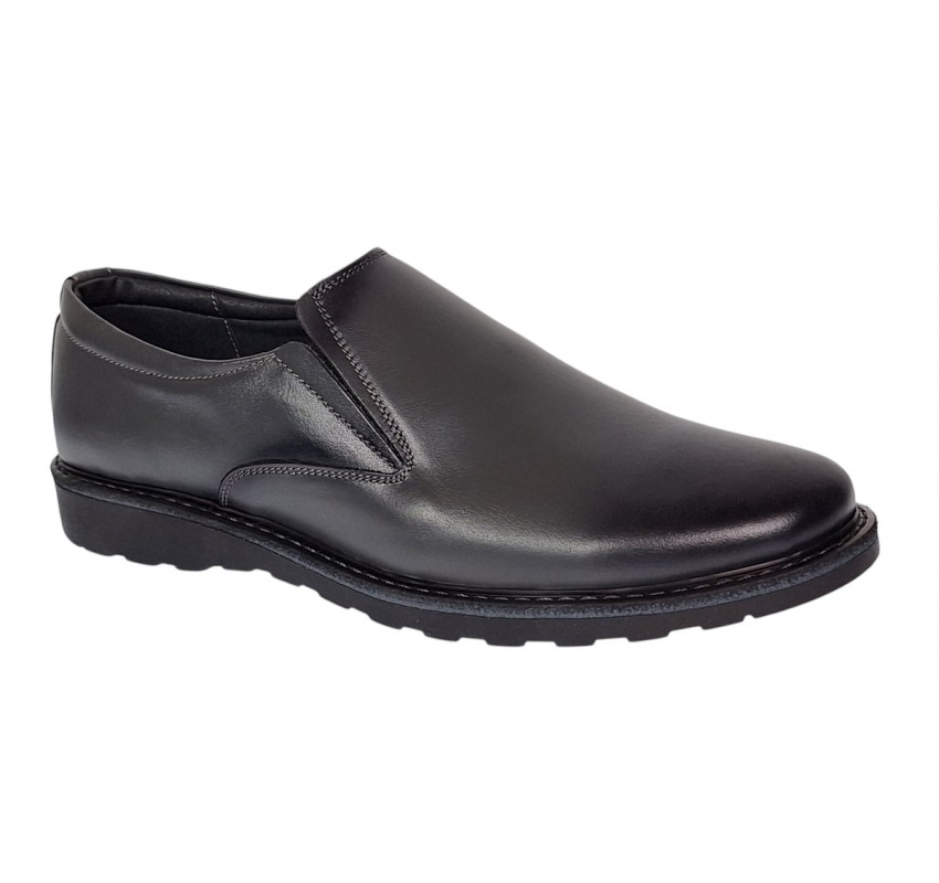 Pantofi barbati casual din piele naturala - Model Corsa Gri Pantofi barbati casual din piele naturala - Model Corsa Gri